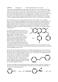 CHEM254 Experiment 5 Combinatorial Synthesis of an Azo