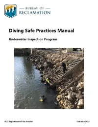 Diving Safe Practices Manual