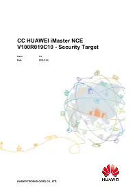 Network Cloud Engine Security Target