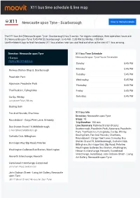 X11 Bus Time Schedule & Line Route