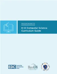 K–12 Computer Science Curriculum Guide