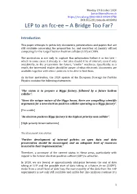 LEP to an Fcc-Ee – a Bridge Too Far?