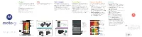 Moto G Getting Started Guide