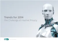 Trends for 2014: the Challenge of Internet Privacy