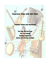 Classroom Ways with Irish Music