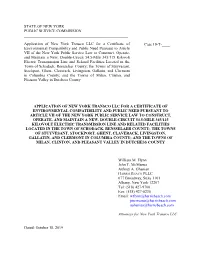 State of New York Public Service Commission ______