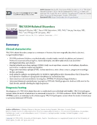 TBC1D24-Related Disorders
