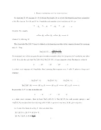 1. Basic Properties of the Tor Functor for Exercises 24–26 on Pages 34