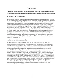 CHAPTER 10: PCR for Detection and Characterization of Bacterial