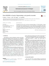 From NASGRO to Fractals: Representing Crack Growth in Metals ⇑ R