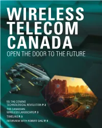 Wireless Telecom Canada Open the Door to the Future