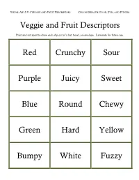 2-V-1 Descriptors, 4-V-1 Signs, 5-V-2 Fast Food Menus