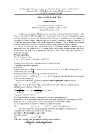 Diophantine Analysis