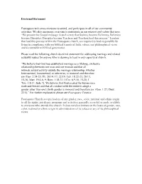 Doctrinal Statement Foursquare Welcomes Everyone to Attend, And