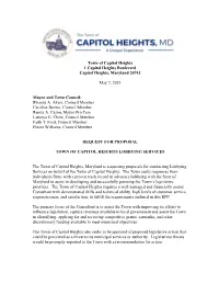Request for Proposal