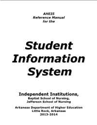 Student Information System, Contact