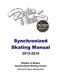 Synchronized Skating Manual 2015-2016