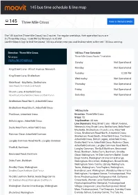 145 Bus Time Schedule & Line Route