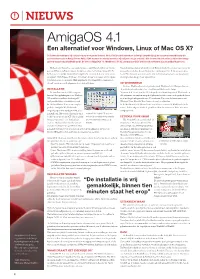 Amigaos 4.1 Een Alternatief Voor Windows, Linux of Mac OS X?