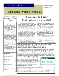 It Was a Good Year Guild Much Has Happened in the Guild