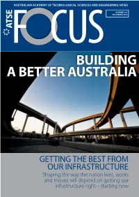 Building a Better Australia: Getting the Best from Our Infrastructure