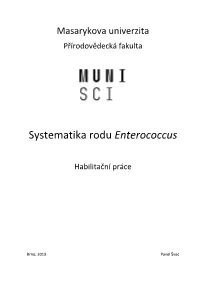 Systematika Rodu Enterococcus