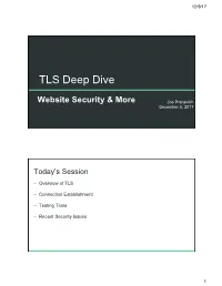 TLS Deep Dive
