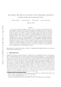 An Adaptive Hp-Refinement Strategy with Computable Guaranteed Bound