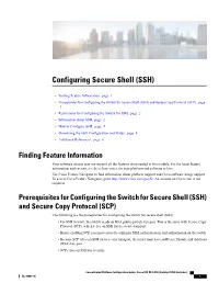 Configuring Secure Shell (SSH)