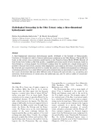 Hydrological Forecasting in the Oder Estuary Using a Three-Dimensional Hydrodynamic Model