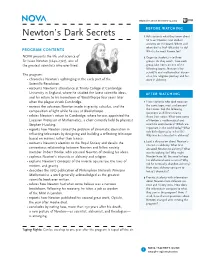 Newton's Dark Secrets