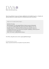 This Is the Published Version of a Chapter Published in Der Modelle Tugend 2.0: Digitale 3D- Rekonstr