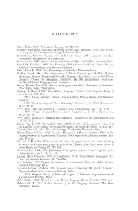Bibliography