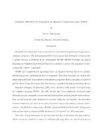 Modeling the Heat of Formation of Organic Compounds Using SPARC