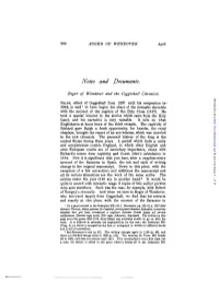 Notes and Documents