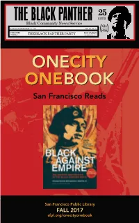 One City One Book 2017 Program Guide