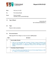 Report # IR-019-20