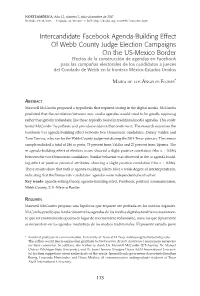 Intercandidate Facebook Agenda-Building Effect of Webb