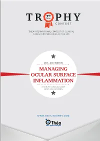 Managing Ocular Surface Inflammation”