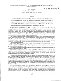 Molecular Gas Content of Galaxies in the Hydra-Centaurus Supercluster