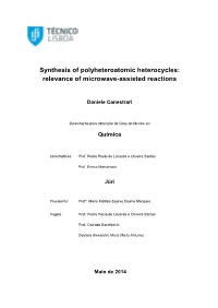 Synthesis of Polyheteroatomic Heterocycles: Relevance of Microwave-Assisted Reactions
