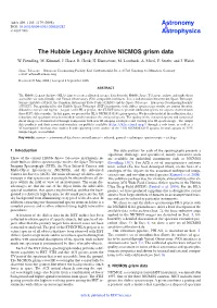 The Hubble Legacy Archive NICMOS Grism Data W