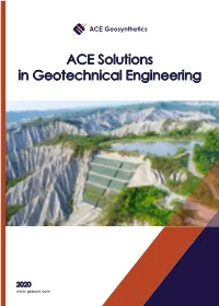 ACE Solutions in Geotechnical Engineering