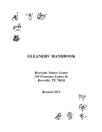 Click This Sentence for Our GLEANER's HANDBOOK