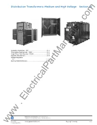 Distribution Transformers–Medium and High Voltage Section 21