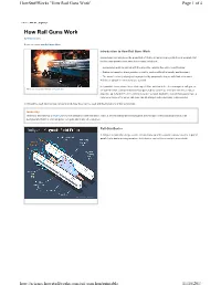 How Rail Guns Work" Page 1 of 4
