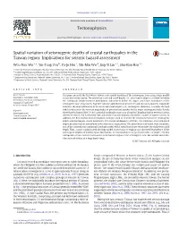 Implications for Seismic Hazard Assessment