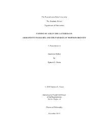 Open Dissertation Growingupmormon1.Pdf