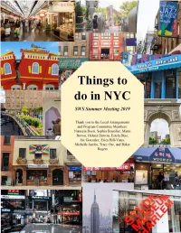 Things to Do in NYC