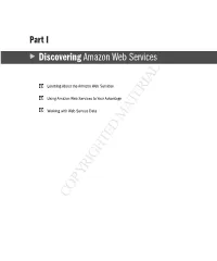 Learning About Amazon Web Services Getting the Amazon Installing the Kit Considering the Setup of Web Services Kit on a Machine the Development System